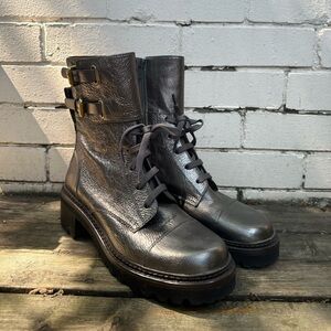 See By Chloe Mallory Combat Boots